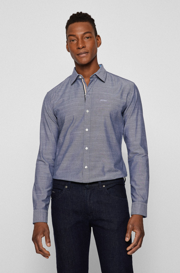 ΠΟΥΚΑΜΙΣΟ BOSS - 404 ΜΠΛΕ